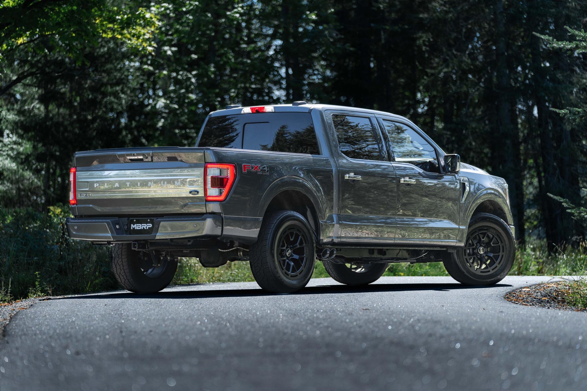 3 inch Cat-Back 2.5 inch Dual Pre-Axle (Street Profile) 21-UP F-150 Black Coated MBRP-13