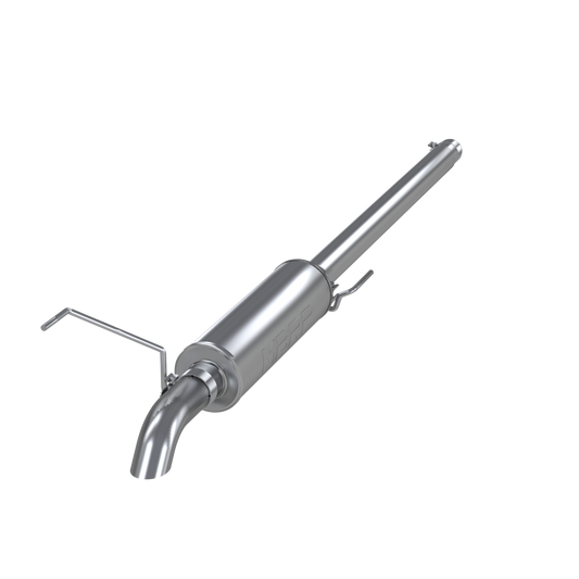 Cat Back Exhaust System Single Turn Down Aluminized Steel For 04-08 Ford F-150 All Engines MBRP