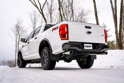 Ford 3 Inch Cat Back Exhaust System Dual Split Rear For 19-20 Ford Ranger Ecoboost 2.3L MBRP-38