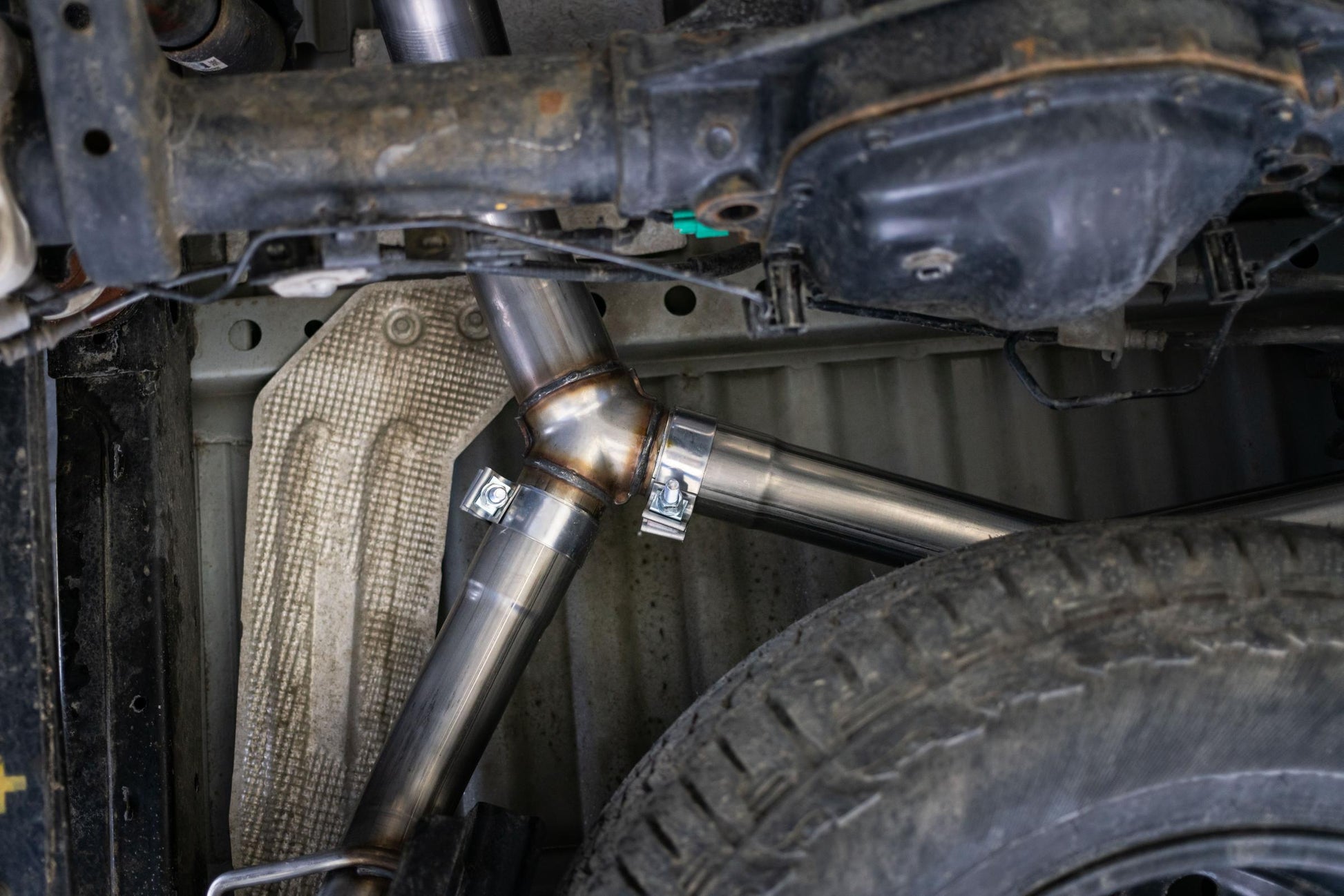 Ford 3 Inch Cat Back Exhaust System Dual Split Rear For 19-20 Ford Ranger Ecoboost 2.3L MBRP-17