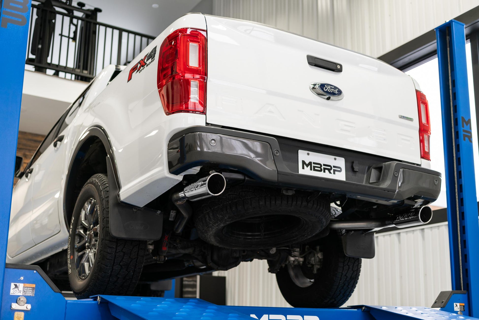 Ford 3 Inch Cat Back Exhaust System Dual Split Rear For 19-20 Ford Ranger Ecoboost 2.3L MBRP-24