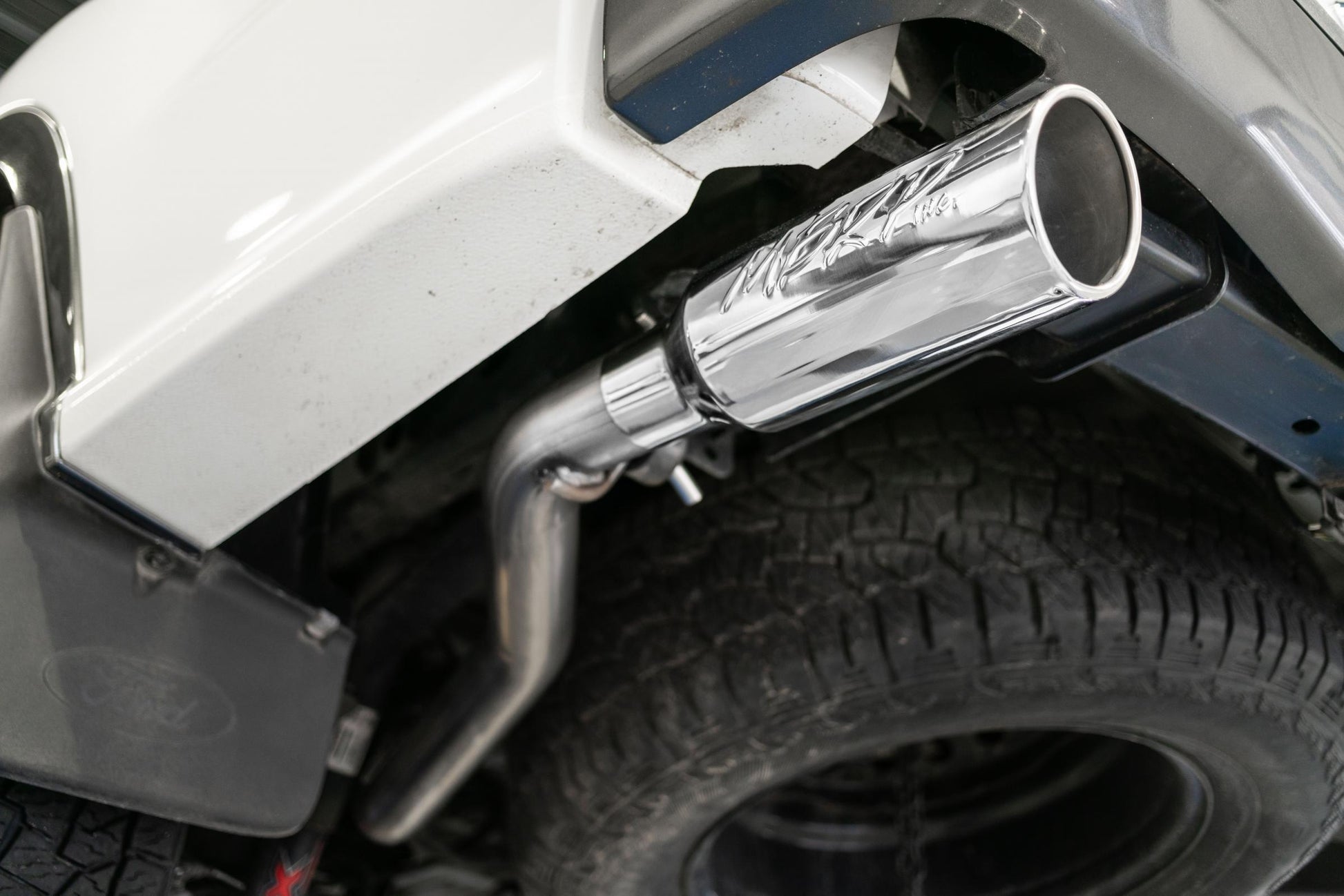 Ford 3 Inch Cat Back Exhaust System Dual Split Rear For 19-20 Ford Ranger Ecoboost 2.3L MBRP-2