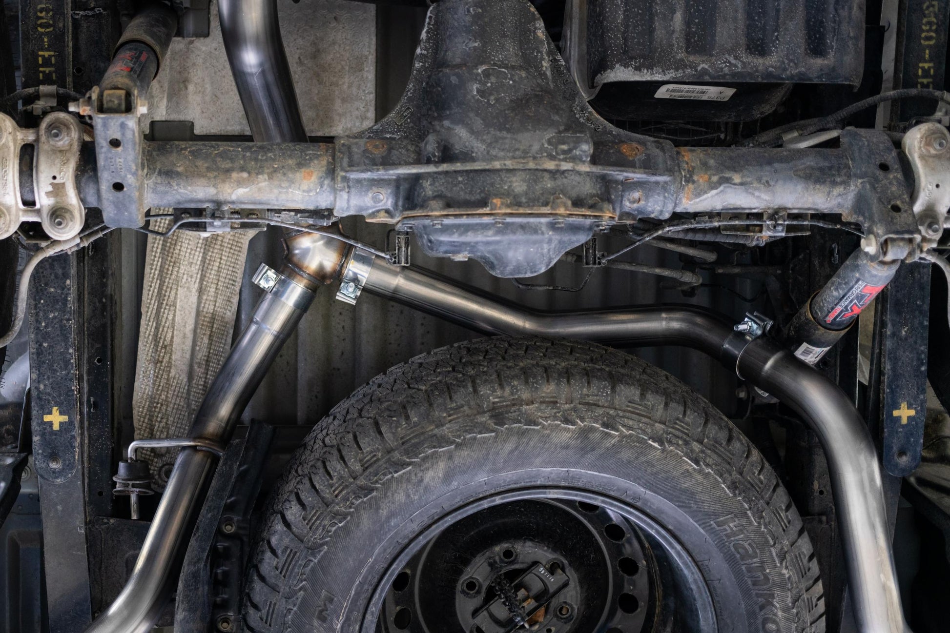 Ford 3 Inch Cat Back Exhaust System Dual Split Rear For 19-20 Ford Ranger Ecoboost 2.3L MBRP-5