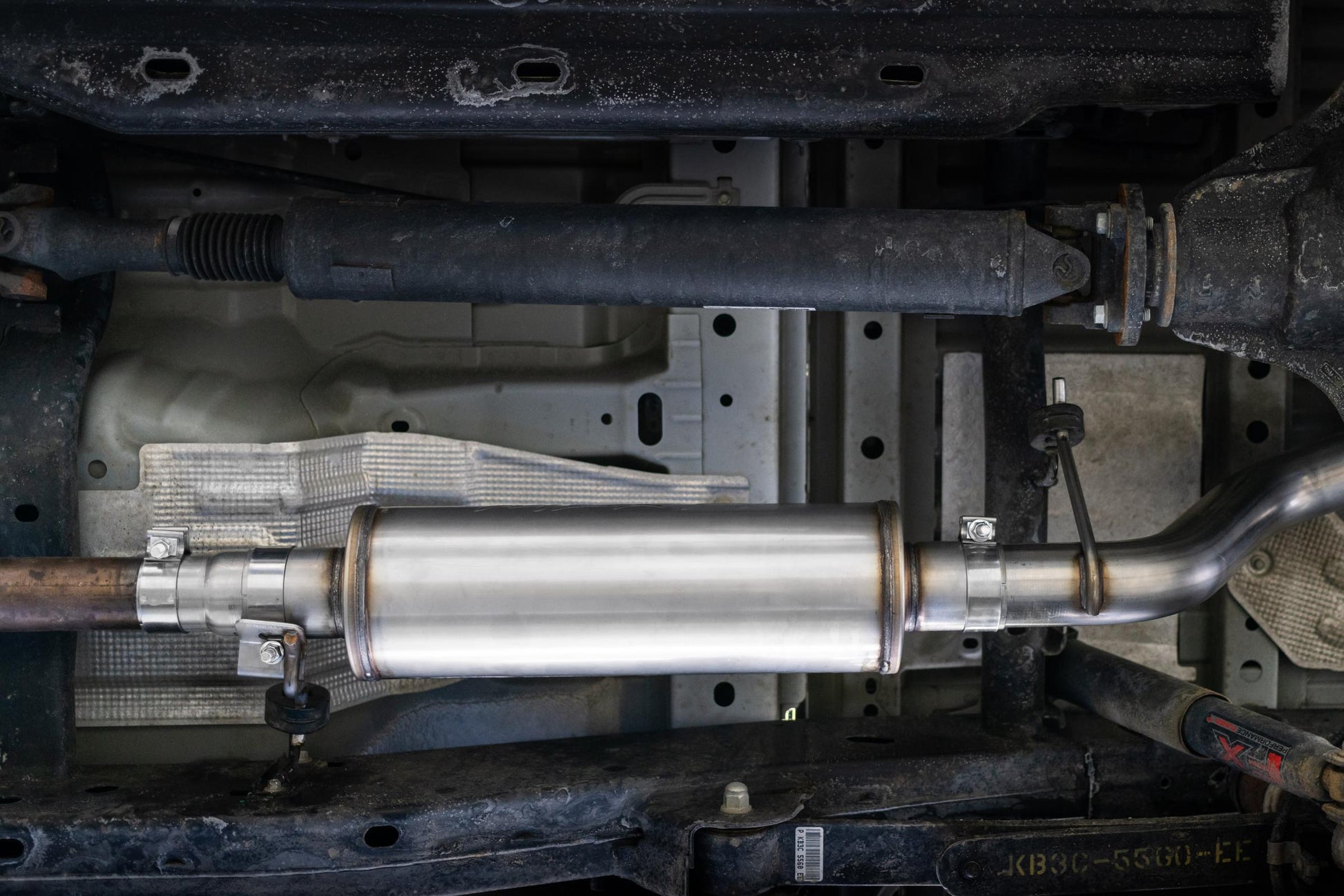 Ford 3 Inch Cat Back Exhaust System Dual Split Rear For 19-20 Ford Ranger Ecoboost 2.3L MBRP-6