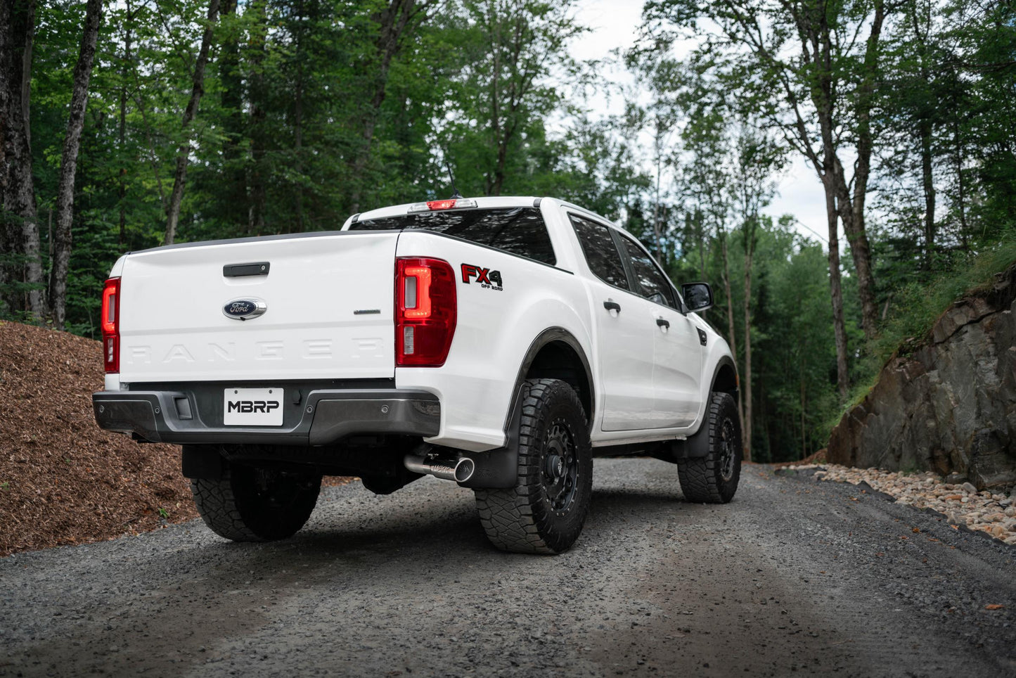 3 Inch Cat Back Exhaust System Single Side Exit Aluminized Steel For 19-23 Ford Ranger EcoBoost 2.3L MBRP-7