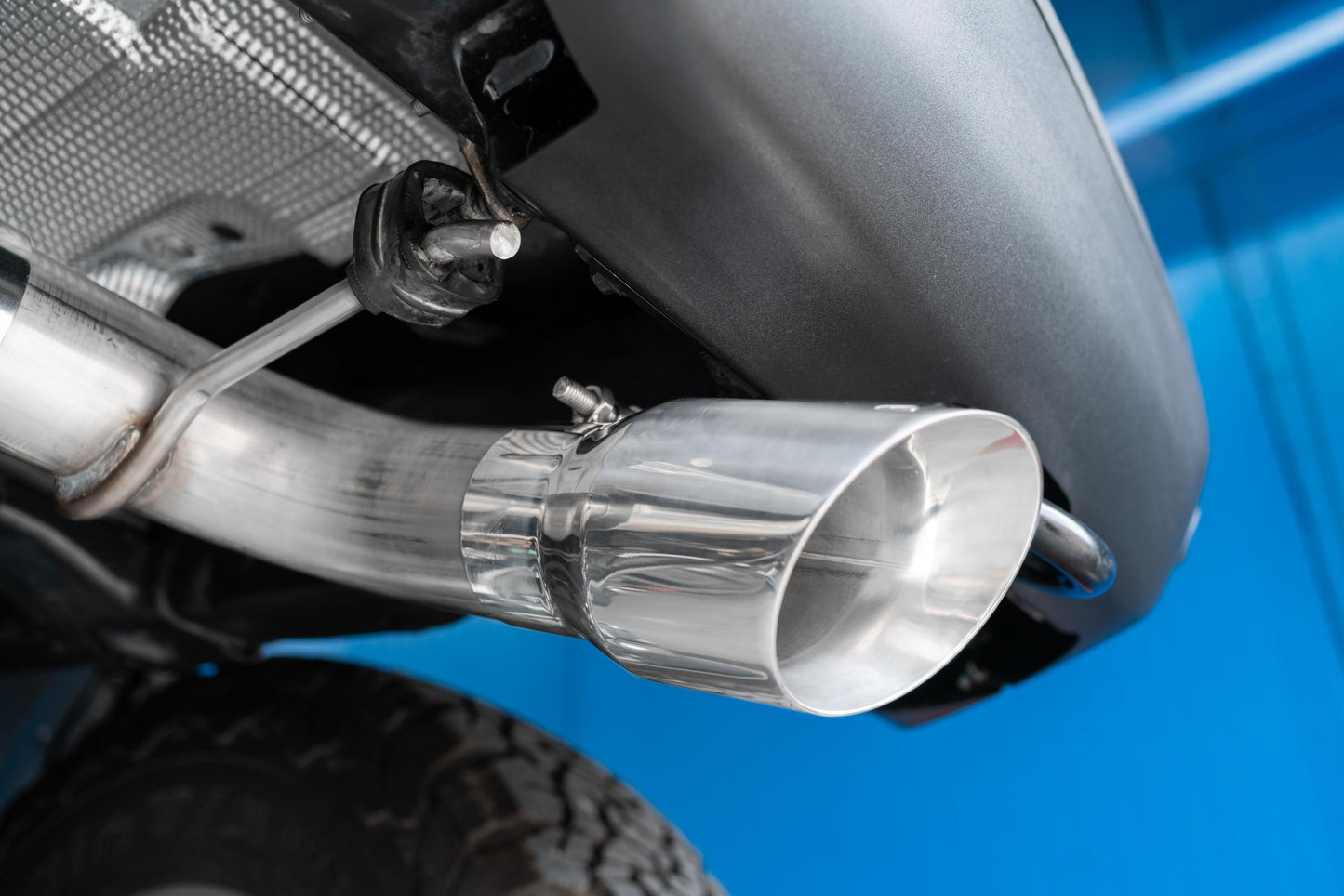 3 inch Cat-Back Single Rear Exit 2021-UP Ford Bronco Aluminized Steel MBRP-7