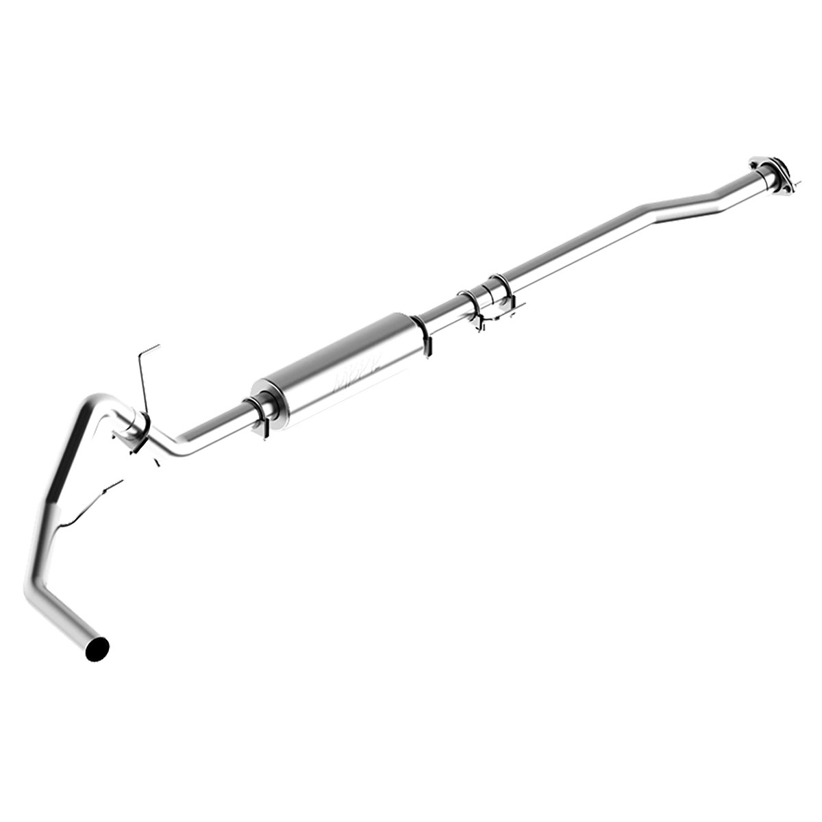 3 Inch Cat Back Exhaust System Single Side Exit Aluminized Steel For 11-14 Ford F-150 EcoBoost MBRP