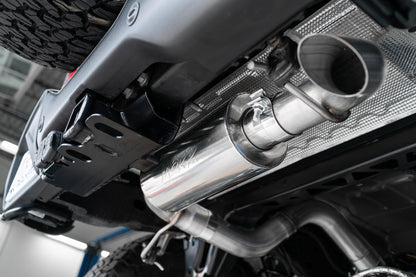 3 inch Cat-Back Single High Clearance Rear Exit 2021-Up Ford Bronco Aluminized Steel MBRP-6
