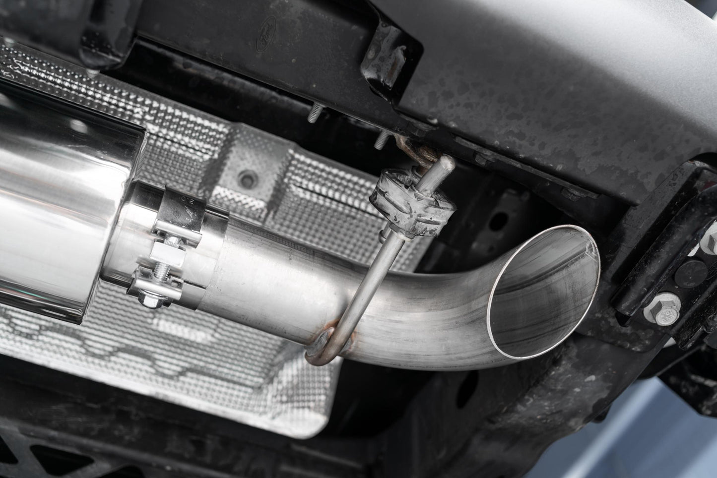 3 inch Cat-Back Single High Clearance Rear Exit 2021-Up Ford Bronco Aluminized Steel MBRP-7