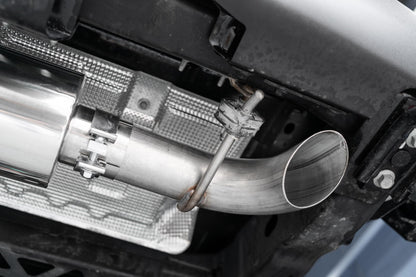3 inch Cat-Back Single High Clearance Rear Exit 2021-Up Ford Bronco Aluminized Steel MBRP-7