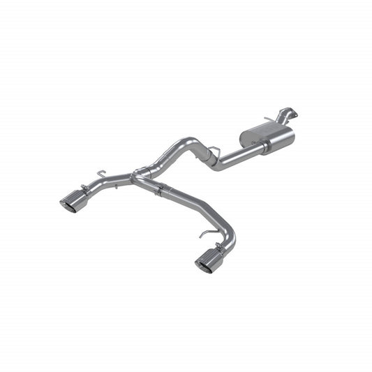 21-Up Ford Bronco 2.3L/2.7L EcoBoost 2/4-Door T304 Stainless Steel 3 Inch Cat-Back Dual Split Rear MBRP