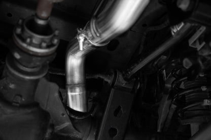 2021-Up Ford Bronco 2.3L/2.7L T304 Stainless Steel 3 Inch Cat-Back Single High Clearance Rear Exit Touring Armor Pro MBRP-3