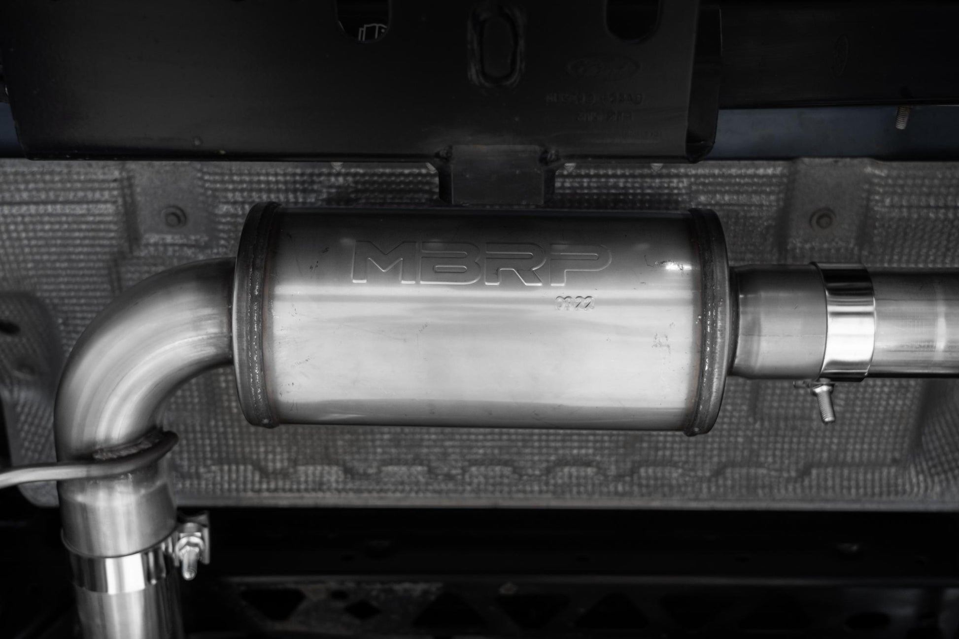 2021-Up Ford Bronco 2.3L/2.7L T304 Stainless Steel 3 Inch Cat-Back Single High Clearance Rear Exit Touring Armor Pro MBRP-4