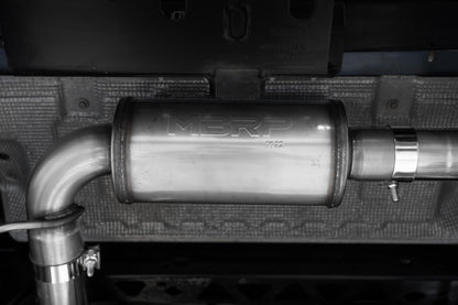 2021-Up Ford Bronco 2.3L/2.7L T304 Stainless Steel 3 Inch Cat-Back Single High Clearance Rear Exit Touring Armor Pro MBRP-4