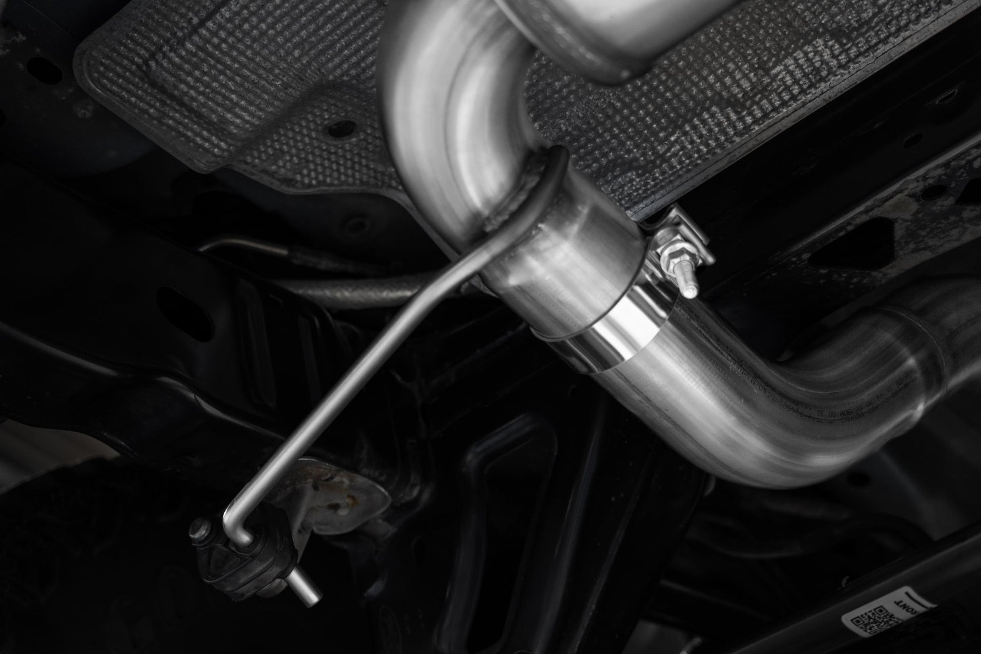 2021-Up Ford Bronco 2.3L/2.7L T304 Stainless Steel 3 Inch Cat-Back Single High Clearance Rear Exit Touring Armor Pro MBRP-6