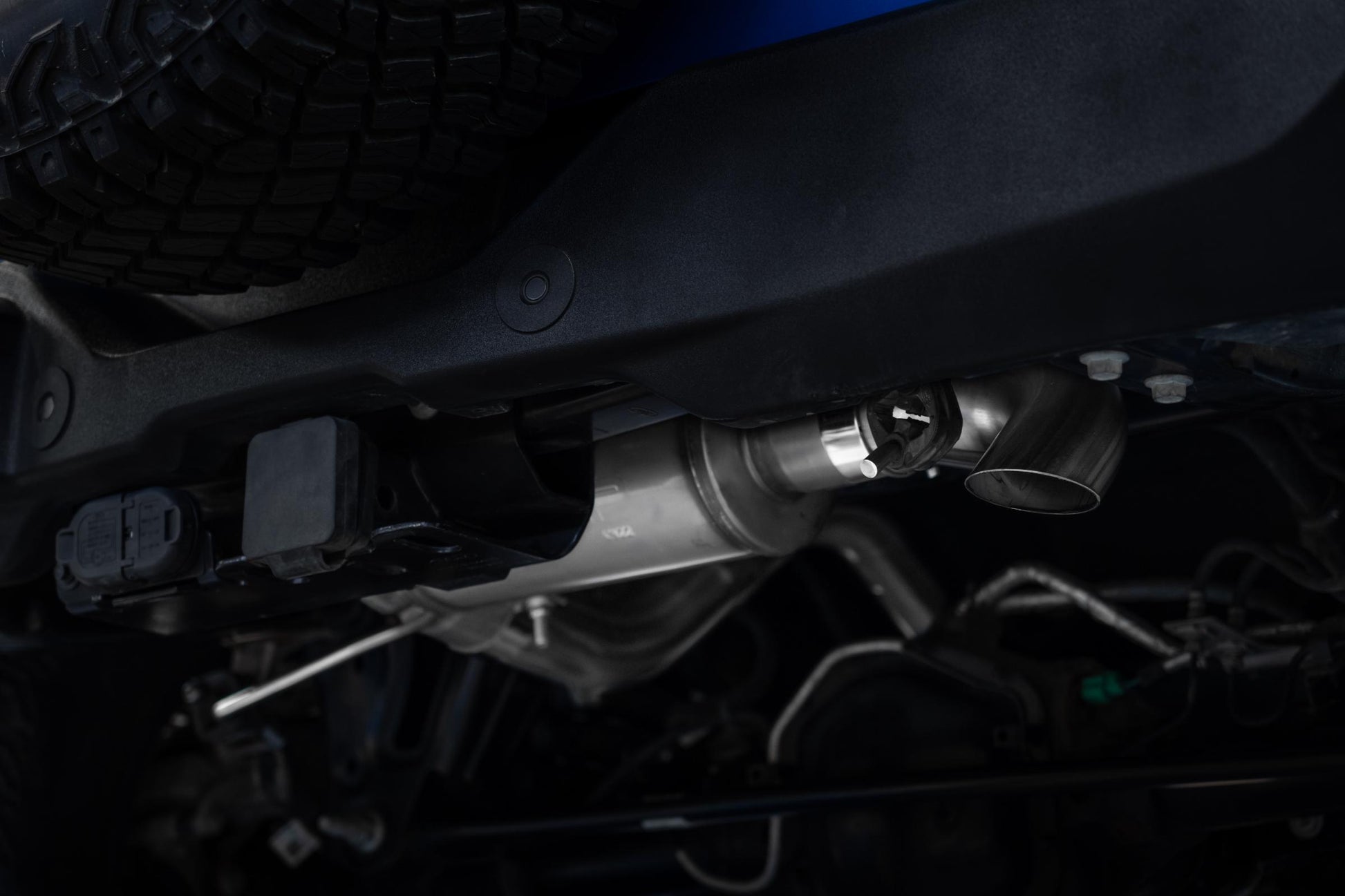 2021-Up Ford Bronco 2.3L/2.7L T304 Stainless Steel 3 Inch Cat-Back Single High Clearance Rear Exit Touring Armor Pro MBRP-8