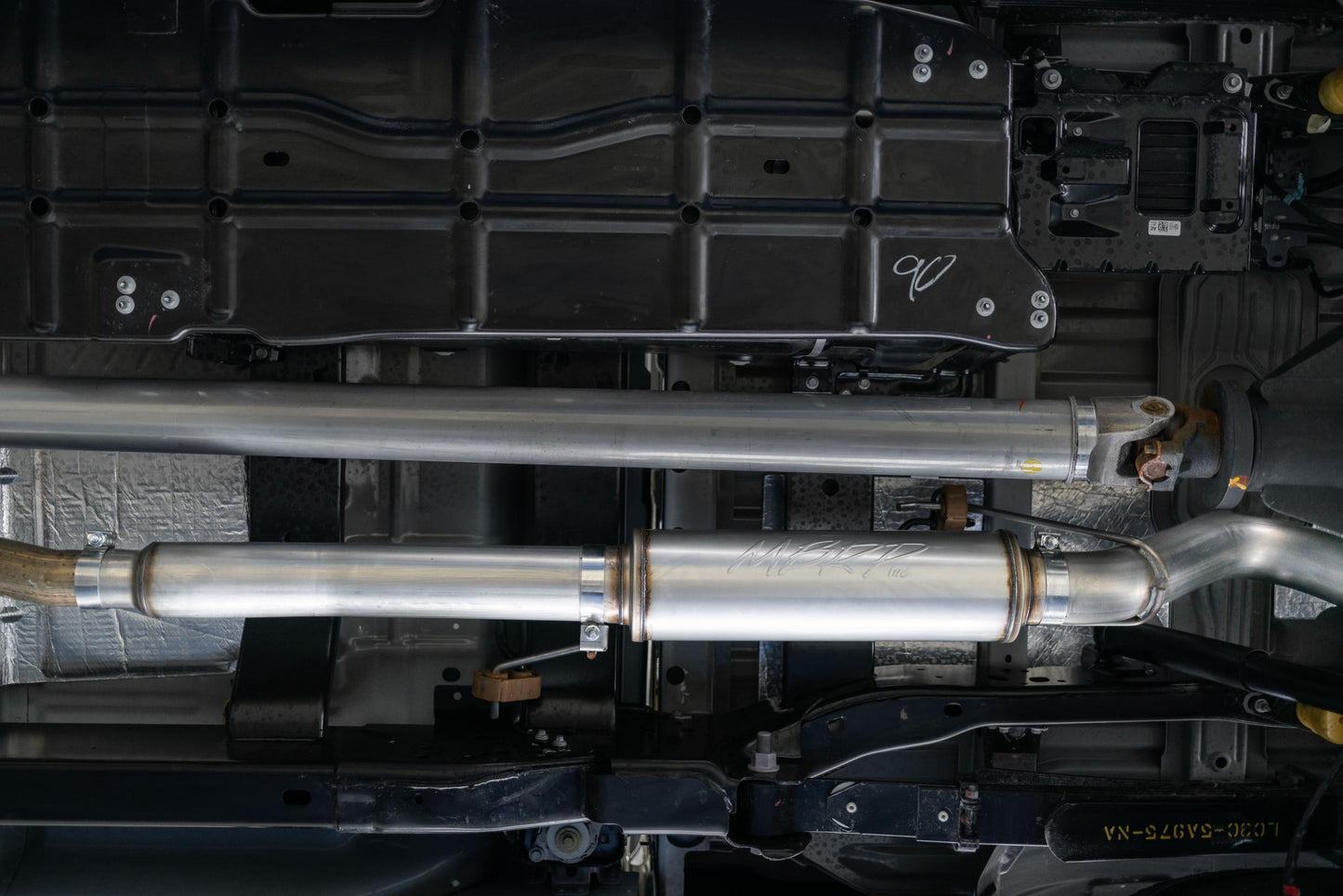 Ford 4 Inch Exhaust Resonator Back Single Side For 17-20 Ford F250/F350 MBRP-6