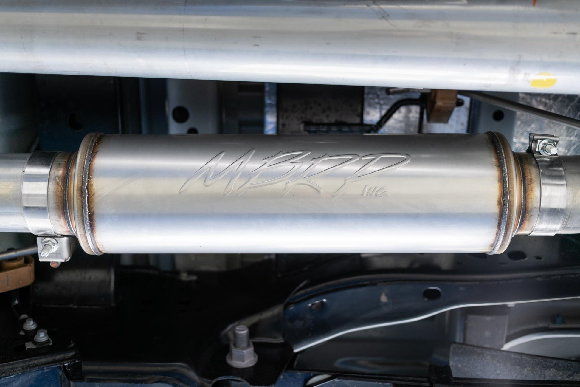 Ford 4 Inch Exhaust Resonator Back Single Side For 17-20 Ford F250/F350 MBRP-33