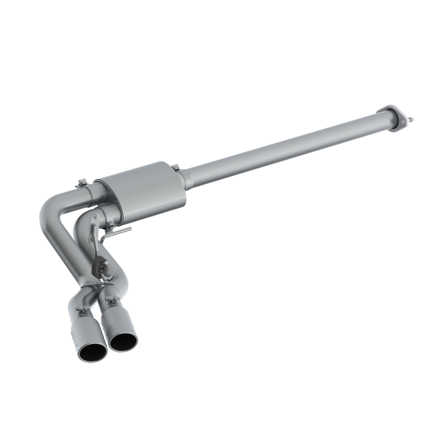 3 Inch Cat Back Exhaust System For 15-20 Ford F-150 Single Side Dual Aluminized Steel MBRP-2