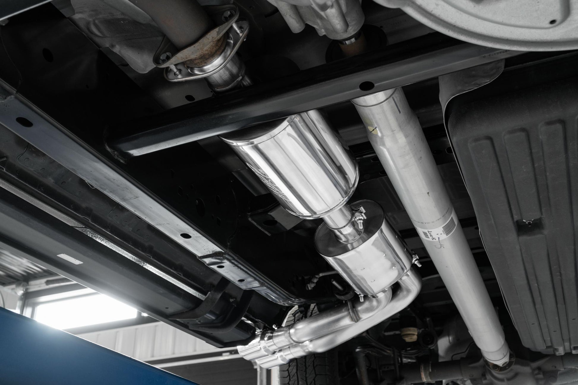 3 Inch Cat Back Exhaust System Pre-Axle Dual Outlet Black Coated Street Version For 15-20 Ford F-150 MBRP-2