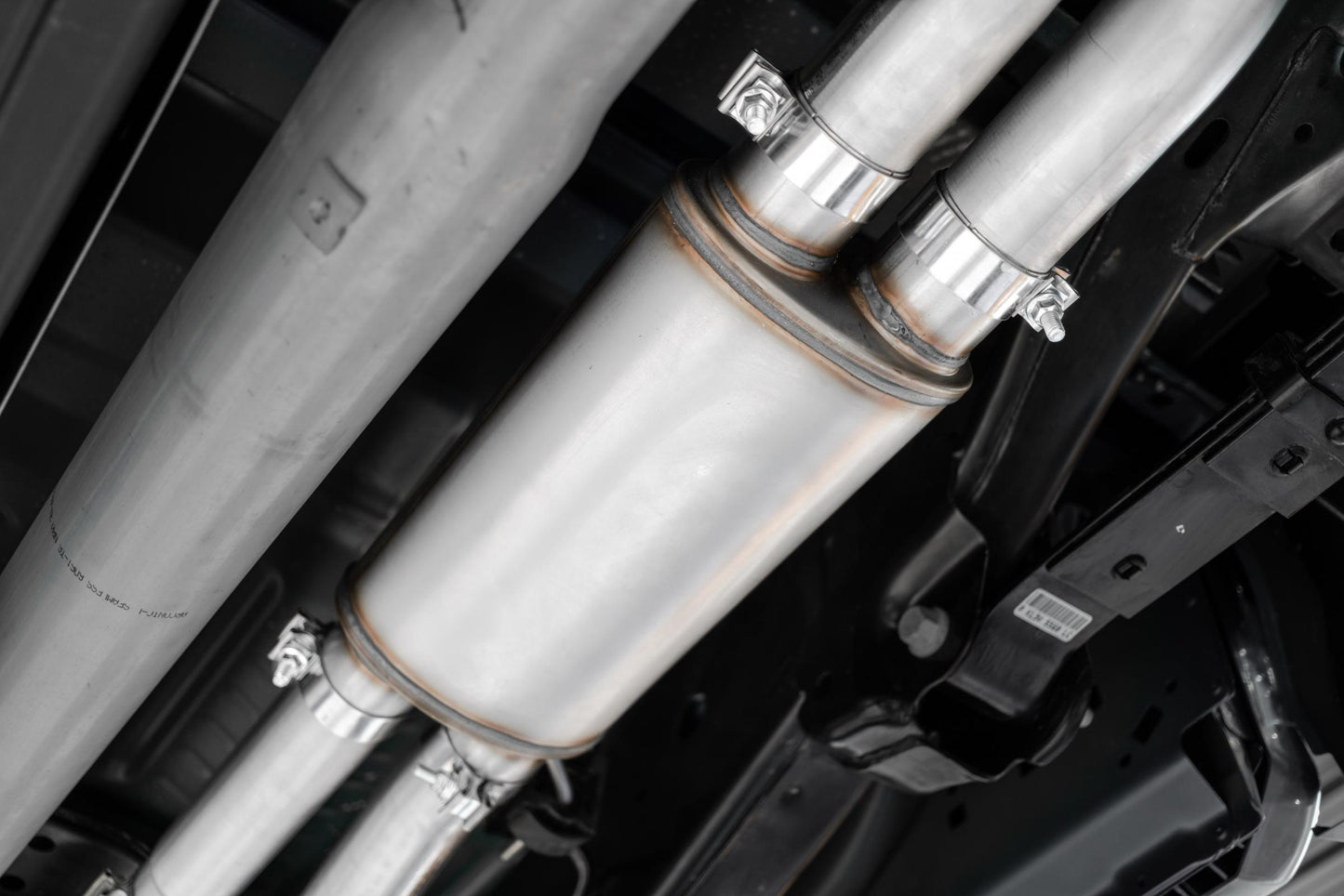 3 Inch Exhaust Resonator Back Dual Rear Exit T409 Stainless Steel For 17-20 Ford F-150 Raptor 3.5L EcoBoost MBRP-4