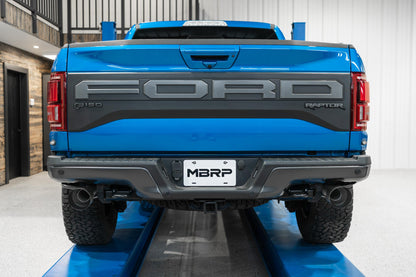 3 Inch Exhaust Resonator Back Dual Rear Exit T409 Stainless Steel For 17-20 Ford F-150 Raptor 3.5L EcoBoost MBRP-8