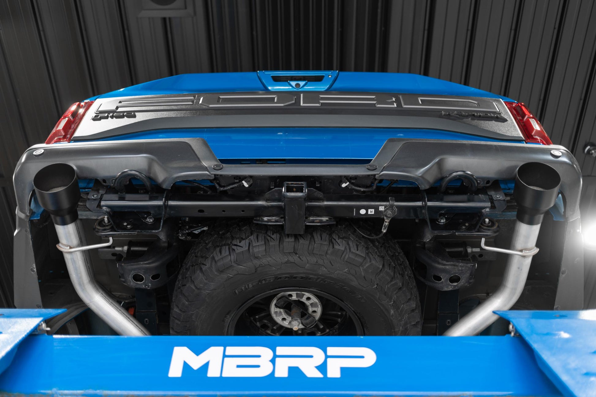 3 Inch Exhaust Resonator Back Dual Rear Exit T409 Stainless Steel For 17-20 Ford F-150 Raptor 3.5L EcoBoost MBRP-10
