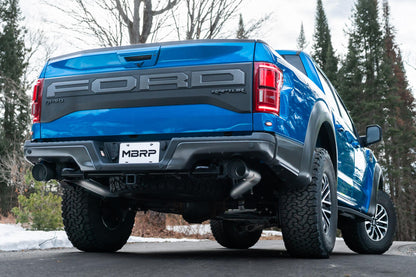 3 Inch Exhaust Resonator Back Dual Rear Exit T409 Stainless Steel For 17-20 Ford F-150 Raptor 3.5L EcoBoost MBRP-11