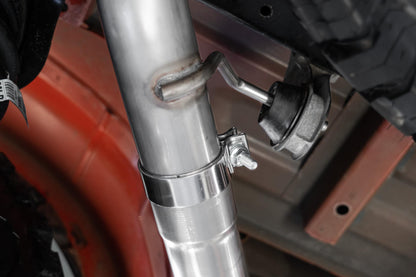2021-Up Ford F-150 Raptor 3.5L EcoBoost HO 3 Inch Axle-Back Dual Rear Exit T304 Stainless Steel with Carbon Fiber Tips MBRP-4