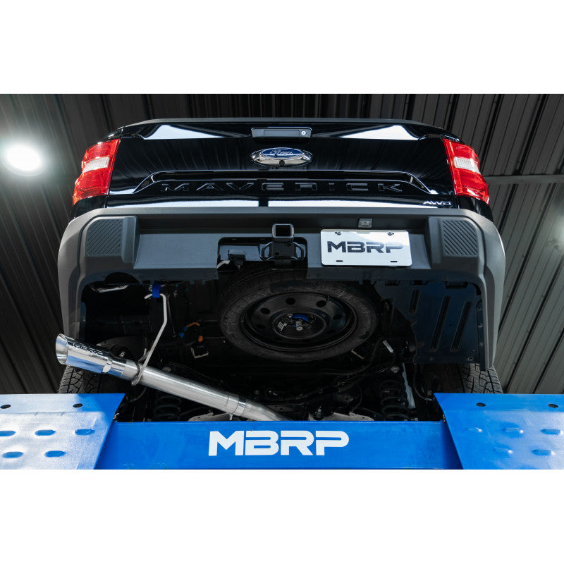 2022-Up Ford Maverick 2.0L EcoBoost AWD, Aluminized 3 Inch Cat-Back Single Side Exit MBRP-3