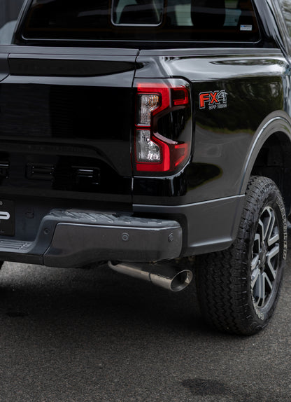 2024-Up Ford Ranger 2.3L Ecoboost Armor Pro T304SS 3-Inch Cat-Back Single Side Exit with Polished Tip MBRP-3