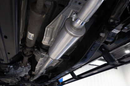 2024-Up Ford Ranger 2.3L Ecoboost Armor Pro T304SS 3-Inch Cat-Back Single Side Exit with Polished Tip MBRP-14