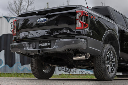 2024-Up Ford Ranger 2.3L Ecoboost Armor Pro T304SS 3-Inch Cat-Back Single Side Exit with Polished Tip MBRP-4