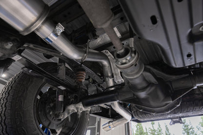 2024-Up Ford Ranger 2.3L Ecoboost Armor Lite Aluminized Steel 3-Inch Cat-Back Single Side Exit with Polished Tip MBRP-9