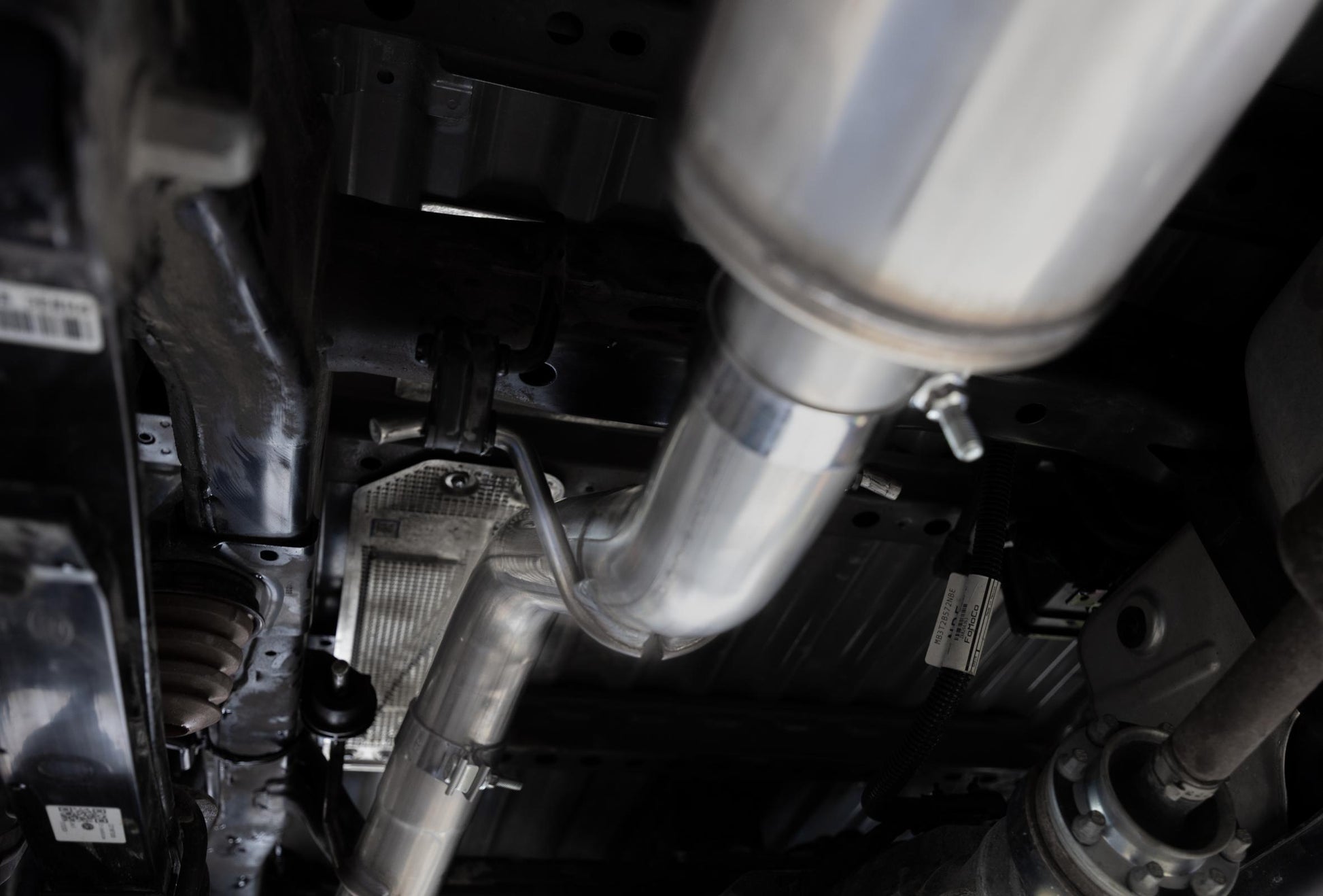 2024-Up Ford Ranger 2.3L Ecoboost Armor Lite Aluminized Steel 3-Inch Cat-Back Single Side Exit with Polished Tip MBRP-11