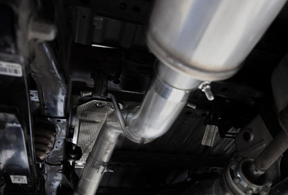 2024-Up Ford Ranger 2.3L Ecoboost Armor Lite Aluminized Steel 3-Inch Cat-Back Single Side Exit with Polished Tip MBRP-11