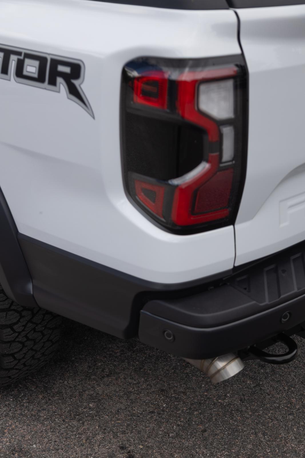 24-Present Ford Ranger Raptor 3.0L EcoBoost, Armor Pro 3-Inch Axle-Back Dual Rear Turn-Down MBRP-11