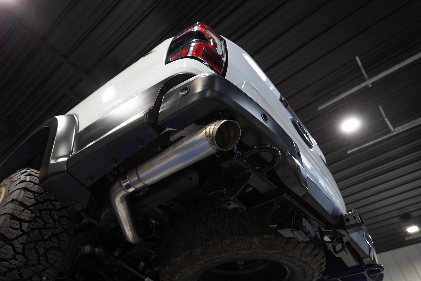 24-Present Ford Ranger Raptor 3.0L EcoBoost, Armor Pro 3-Inch Axle-Back Dual Rear Turn-Down MBRP-5