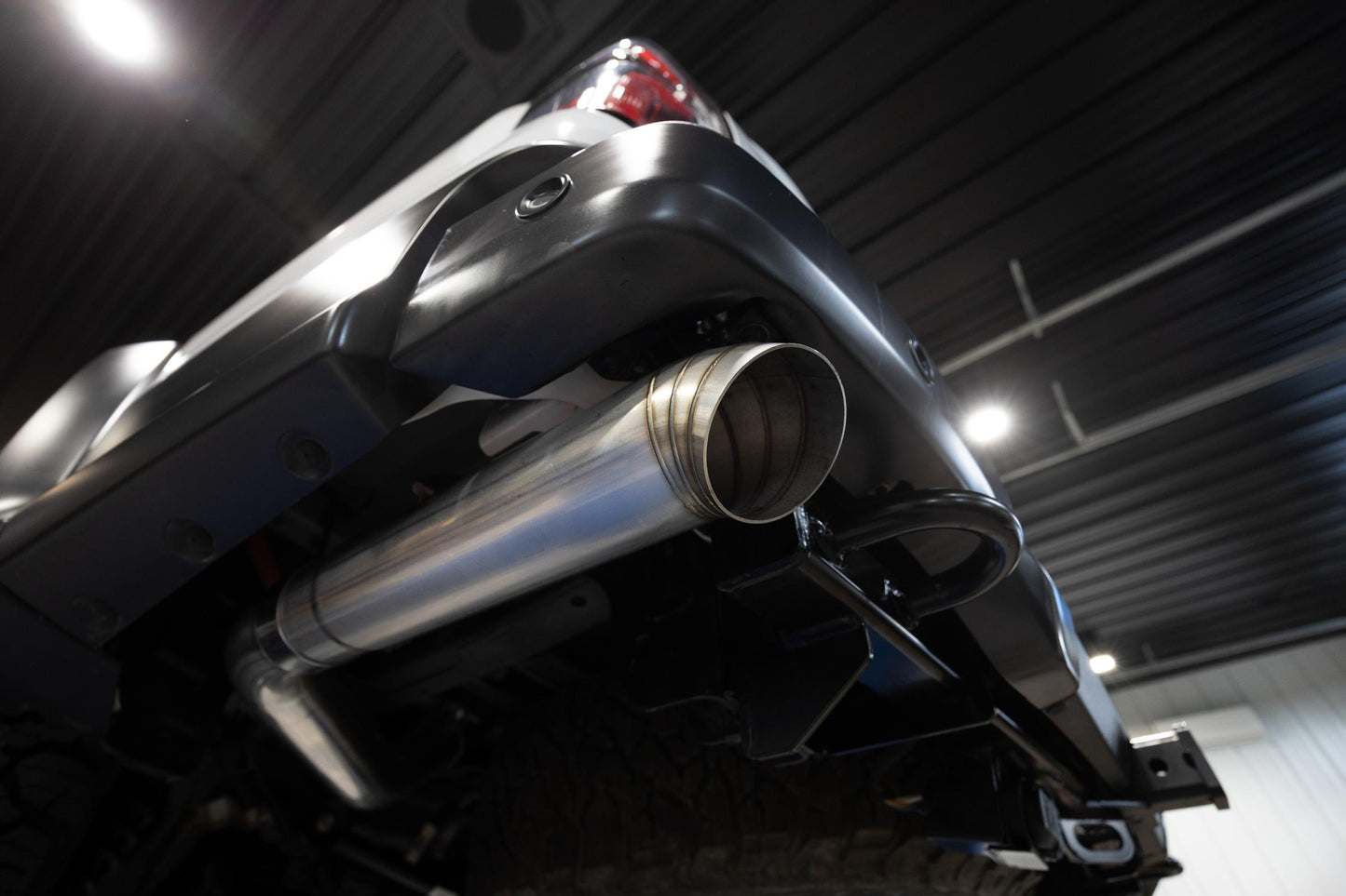 24-Present Ford Ranger Raptor 3.0L EcoBoost, Armor Pro 3-Inch Axle-Back Dual Rear Turn-Down MBRP-7