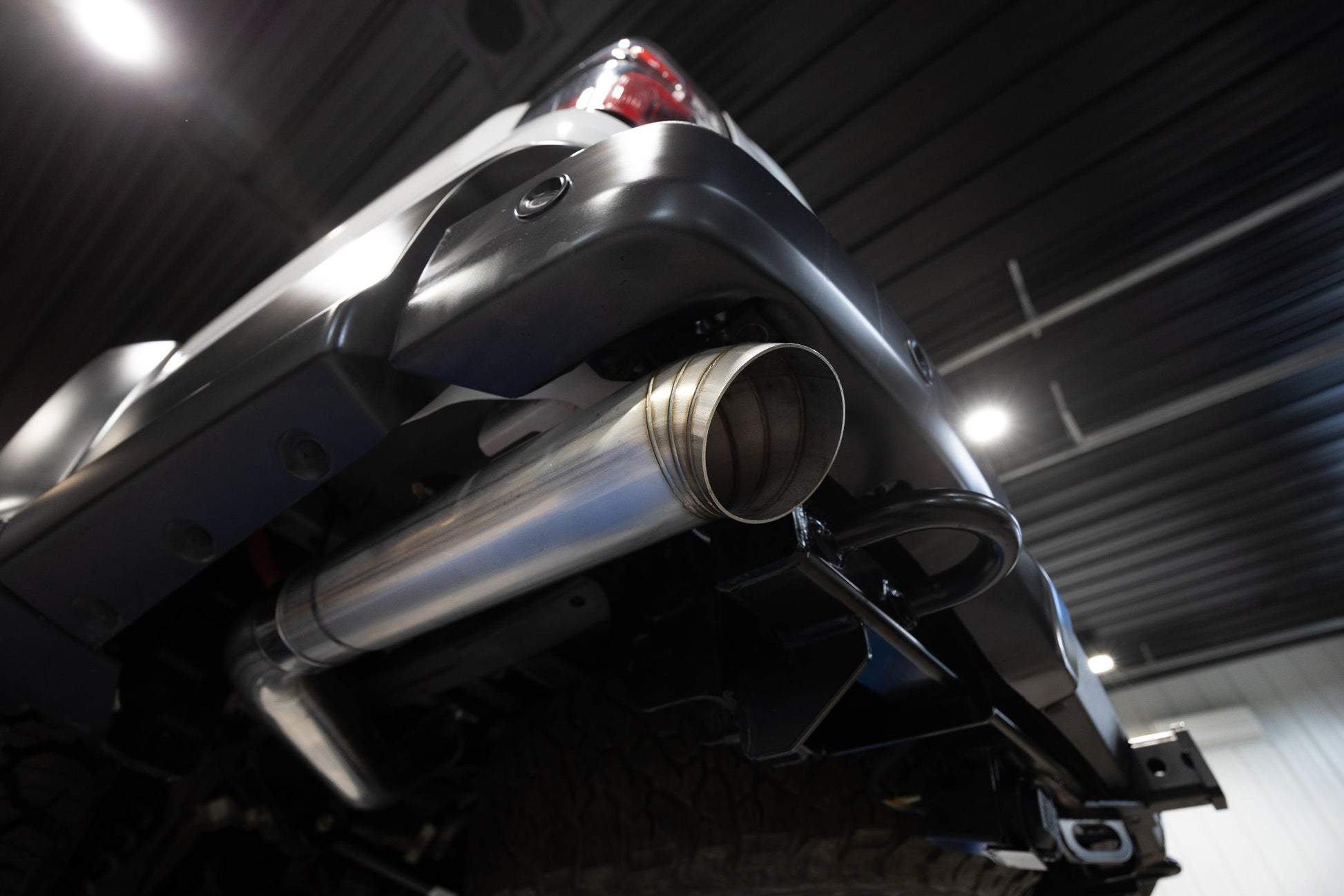 24-Present Ford Ranger Raptor 3.0L EcoBoost, Armor Pro 3-Inch Axle-Back Dual Rear Turn-Down MBRP-7