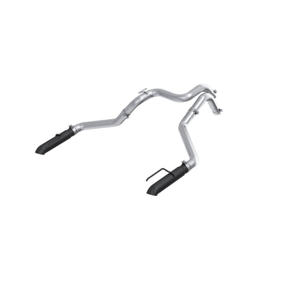 24-Present Ford Ranger Raptor 3.0L EcoBoost, Armor BLK 3-Inch Axle-Back Dual Rear Turn-Down MBRP