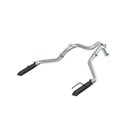 24-Present Ford Ranger Raptor 3.0L EcoBoost, Armor BLK 3-Inch Axle-Back Dual Rear Turn-Down MBRP