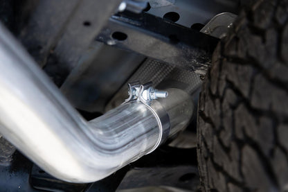 24-Present Ford Ranger Raptor 3.0L EcoBoost, Armor BLK 3-Inch Axle-Back Dual Rear Turn-Down MBRP-7