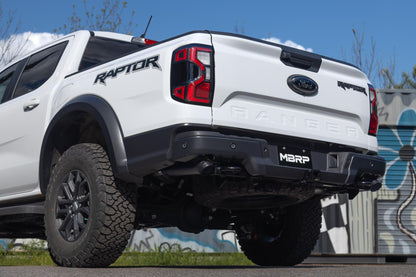 24-Present Ford Ranger Raptor 3.0L EcoBoost, Armor BLK 3-Inch Axle-Back Dual Rear Turn-Down MBRP-8