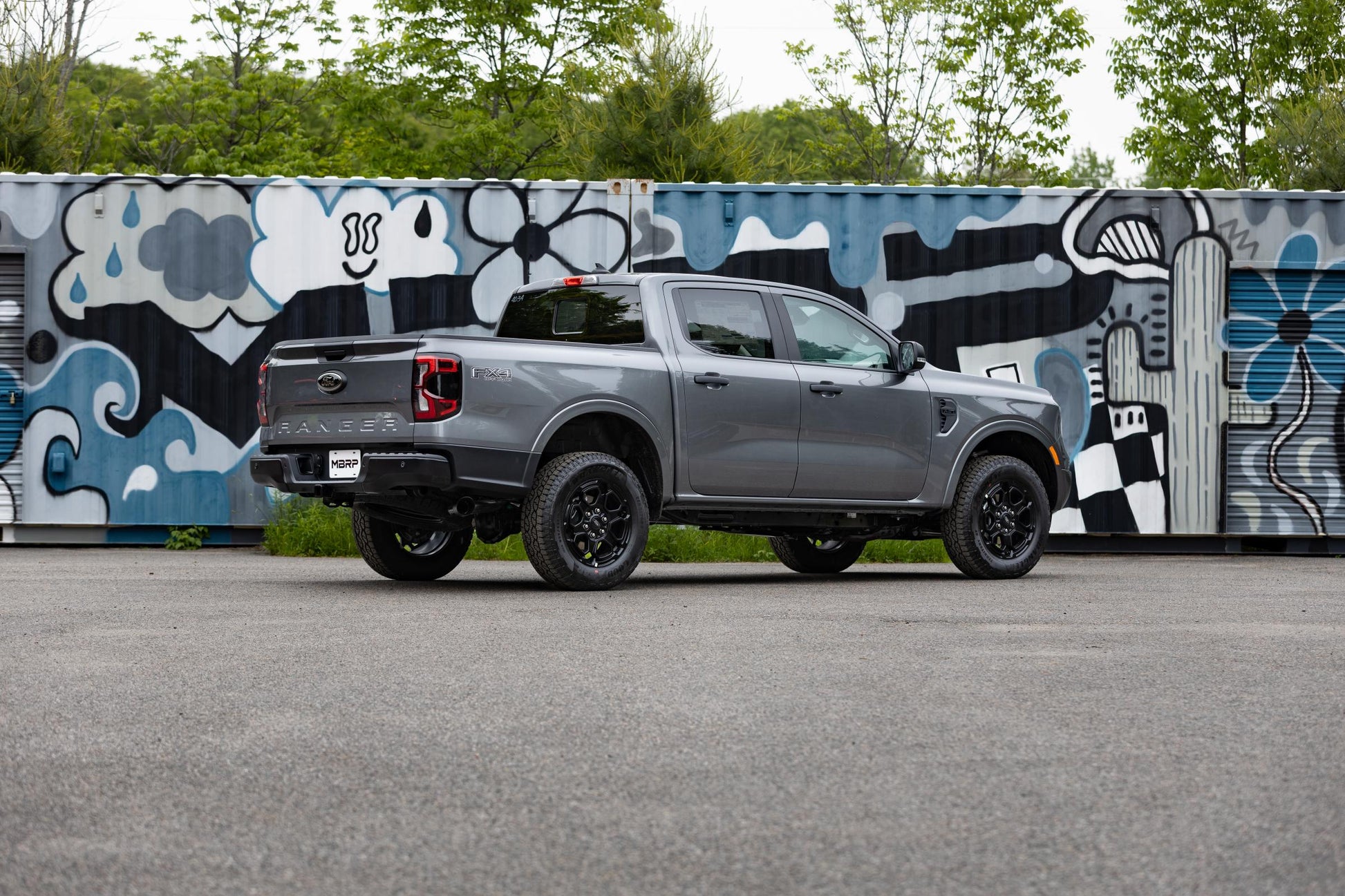 2024-Up Ford Ranger 2.7L, Armor Lite 2.5-Inch Cat-Back 3-Inch Single Side Rear Exit, MBRP-6