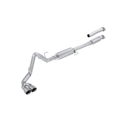 21-Present Ford F-150 2.7L/ 3.5L EcoBoost and 5.0L, Armor Lite 3-Inch Cat-Back Single Side with Dual Outlet MBRP