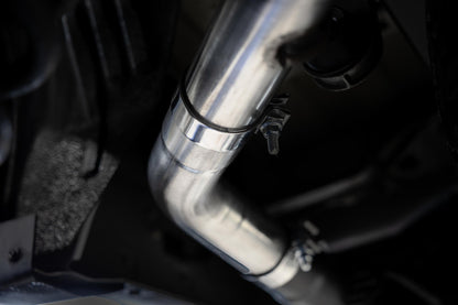 22-Present Ford F-150 Raptor 3.5L and Raptor R 5.2L Armor Pro 3-Inch Axle-Back Dual Split Rear Turn Down MBRP-11