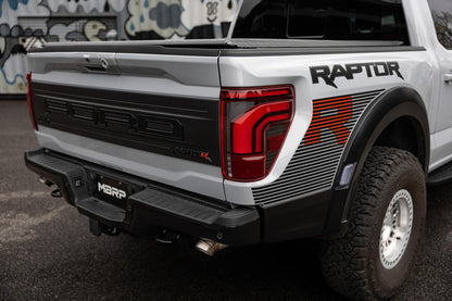 22-Present Ford F-150 Raptor 3.5L and Raptor R 5.2L Armor Pro 3-Inch Axle-Back Dual Split Rear Turn Down MBRP-13