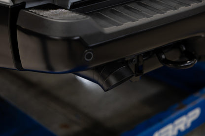 22-Present Ford F-150 Raptor 3.5L and Raptor R 5.2L Armor BLK 3-Inch Axle-Back Dual Split Rear Turn Down MBRP-5