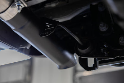 22-Present Ford F-150 Raptor 3.5L and Raptor R 5.2L Armor BLK 3-Inch Axle-Back Dual Split Rear Turn Down MBRP-6